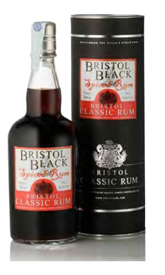 "Bristol Black" Spiced Rum - Blend of Trinidad & Tobago and Mauritius Rums 42° - Bristol Spirits